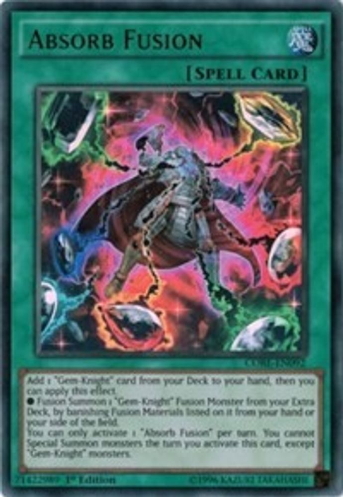 Absorb Fusion (CORE-EN092) Ultra Rare  1st Edition