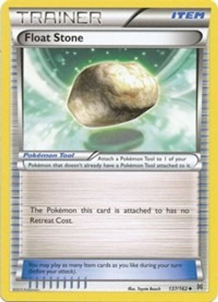 Float Stone (137/162) - Reverse Holofoil - Uncommon