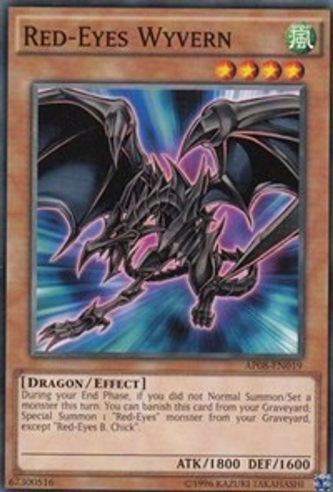 Red-Eyes Wyvern (AP08-EN019) Common / Short Print  Unlimited