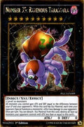 Number 35: Ravenous Tarantula (PGL3-EN009) Gold Secret Rare  1st Edition
