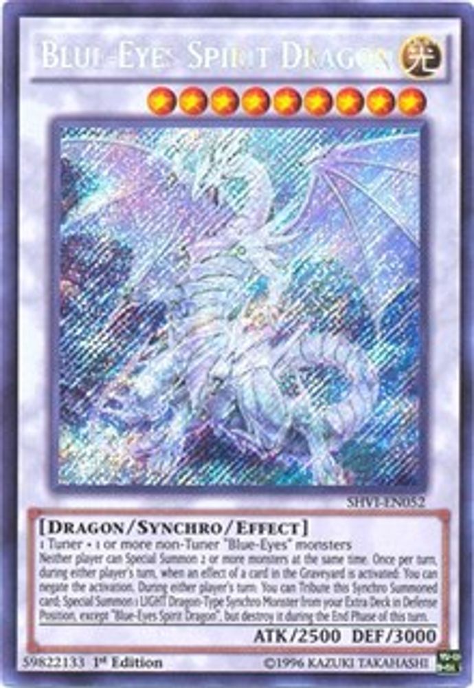 Blue-Eyes Spirit Dragon (SHVI-EN052) Secret Rare  Unlimited