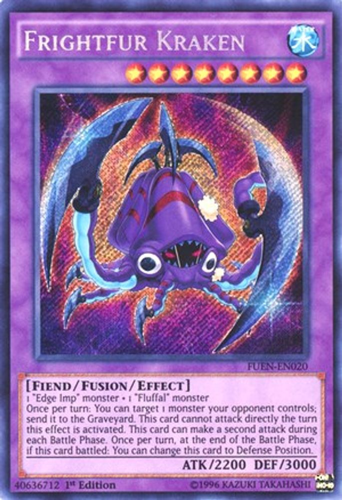 Frightfur Kraken (FUEN-EN020) Secret Rare  1st Edition