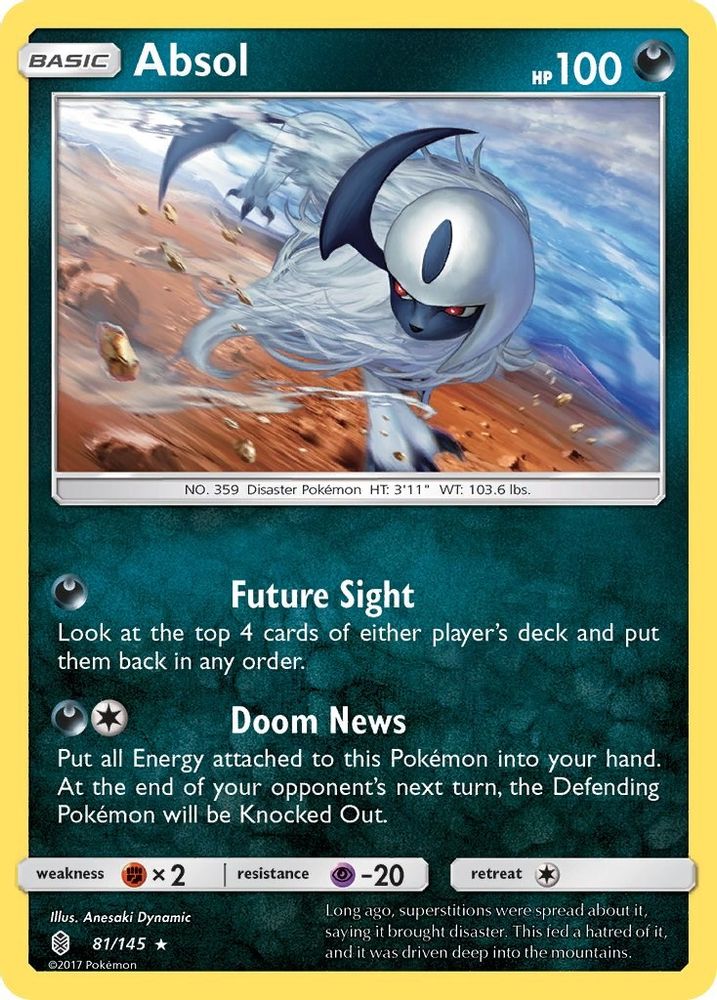 Absol (081/145) - Holofoil - Holo Rare