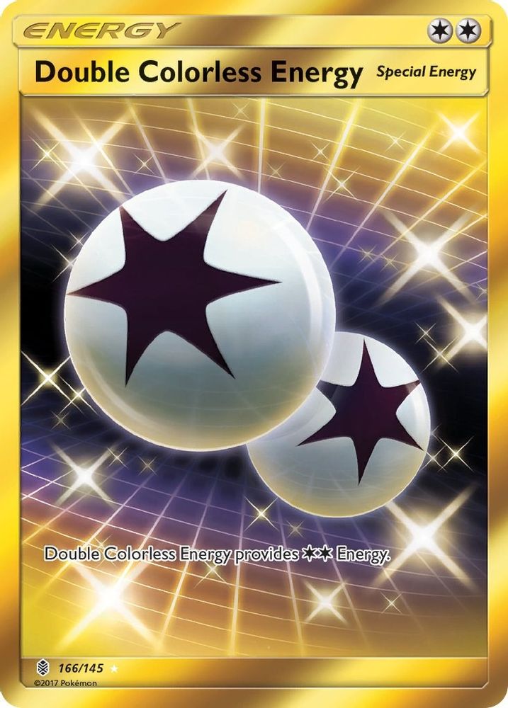 Double Colorless Energy (Secret) (166/145) - Holofoil - Secret Rare