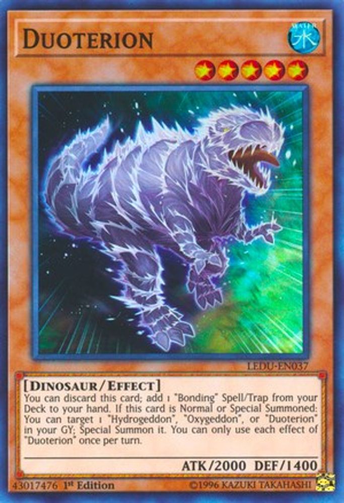 Duoterion (LEDU-EN037) Super Rare  1st Edition