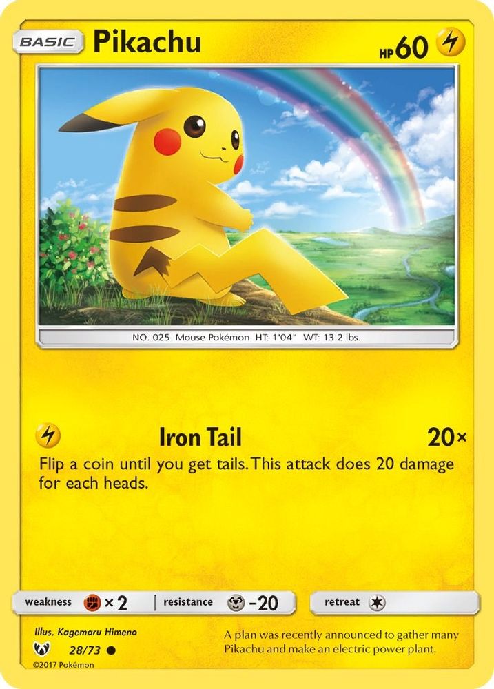 Pikachu (028/73) - Reverse Holofoil - Common