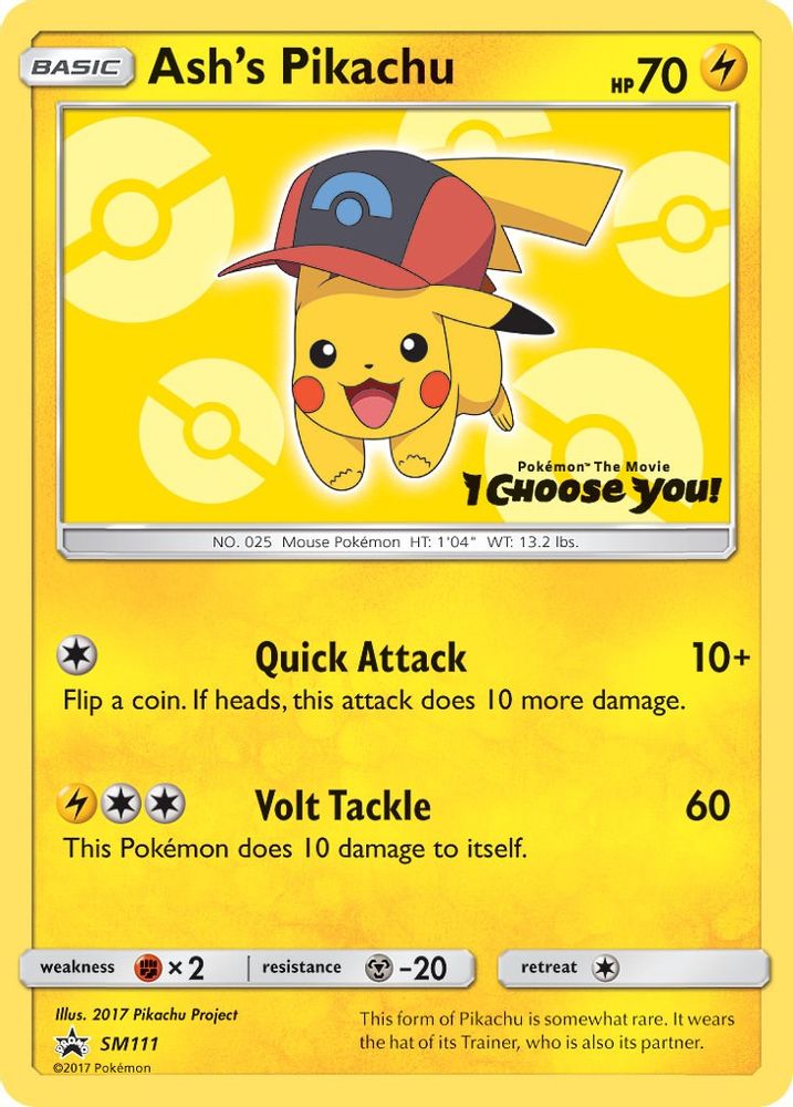 Ash's Pikachu (SM111/248) - Promo
