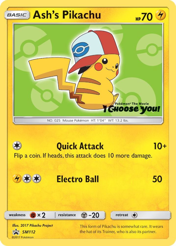 Ash's Pikachu (SM112/248) - Promo