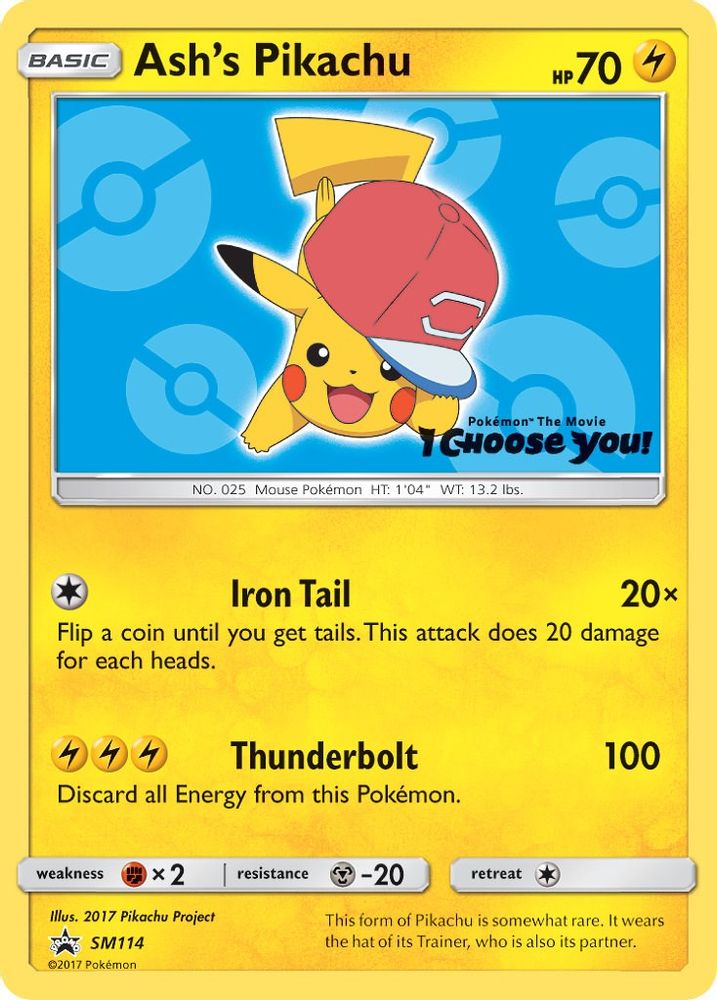 Ash's Pikachu (SM114/248) - Promo
