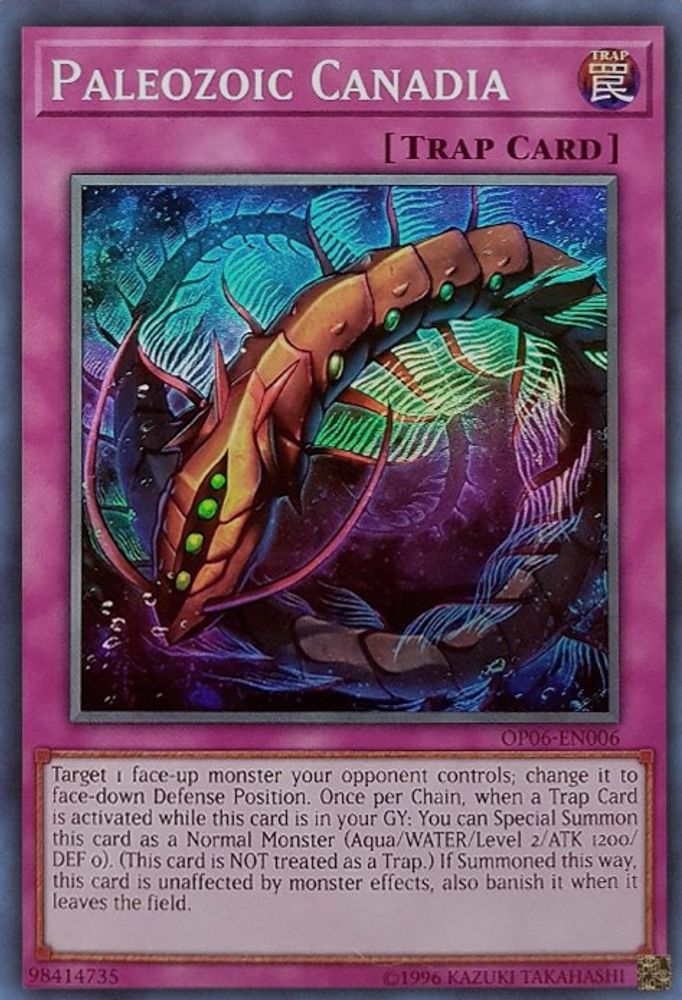 Paleozoic Canadia (OP06-EN006) Super Rare  Unlimited