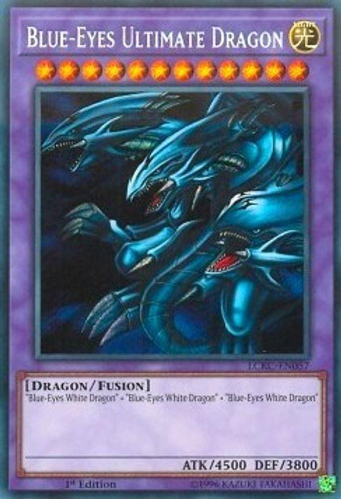 Blue-Eyes Ultimate Dragon (LCKC-EN057) Secret Rare  1st Edition