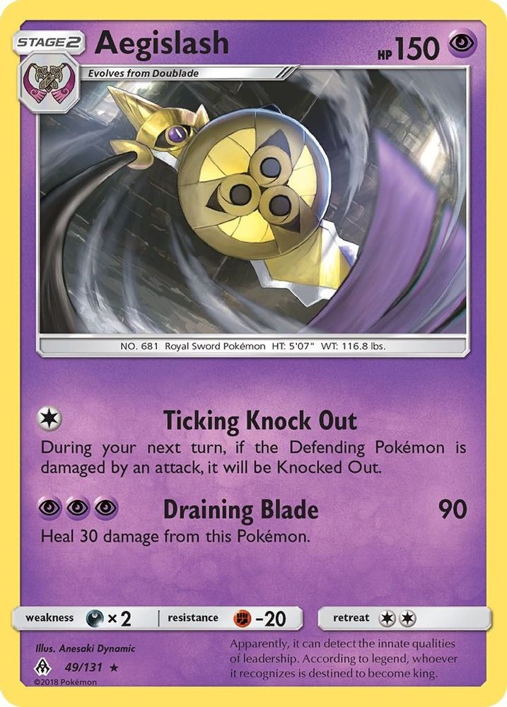 Aegislash (49/131) - Reverse Holofoil - Rare