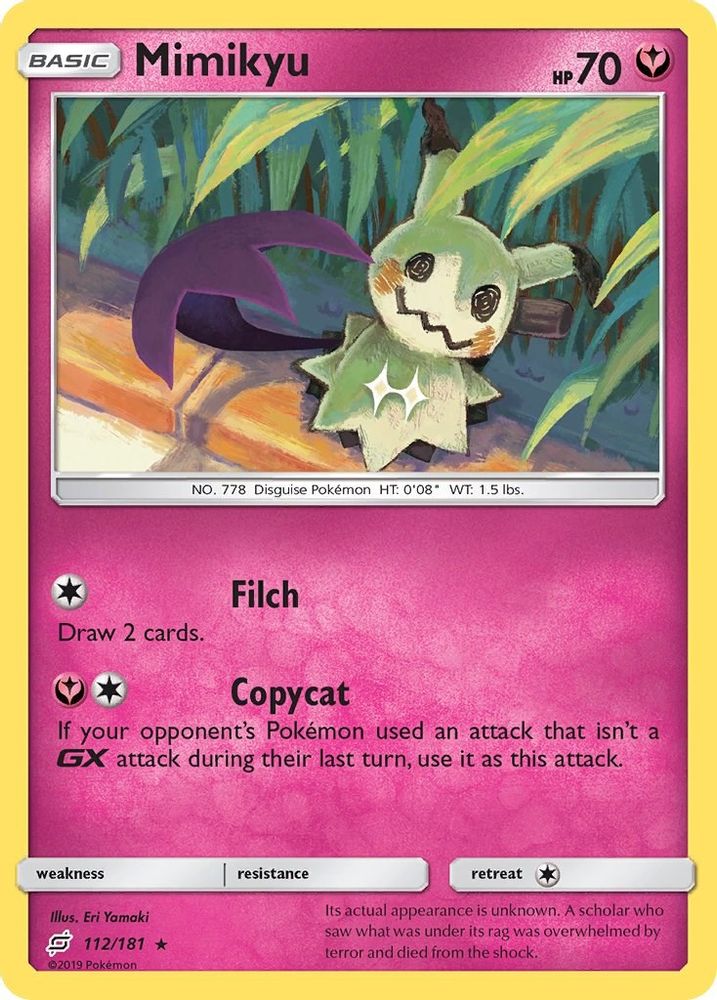 Mimikyu (112/181) - Reverse Holofoil - Rare
