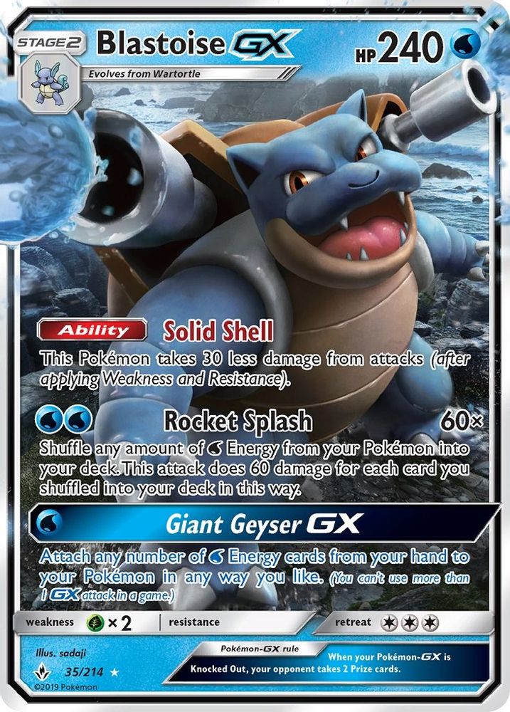 Blastoise GX (035/214) - Holofoil - Ultra Rare