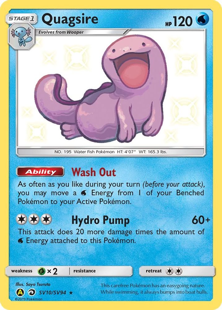 Quagsire (SV10/94) - Holofoil - Shiny Holo Rare