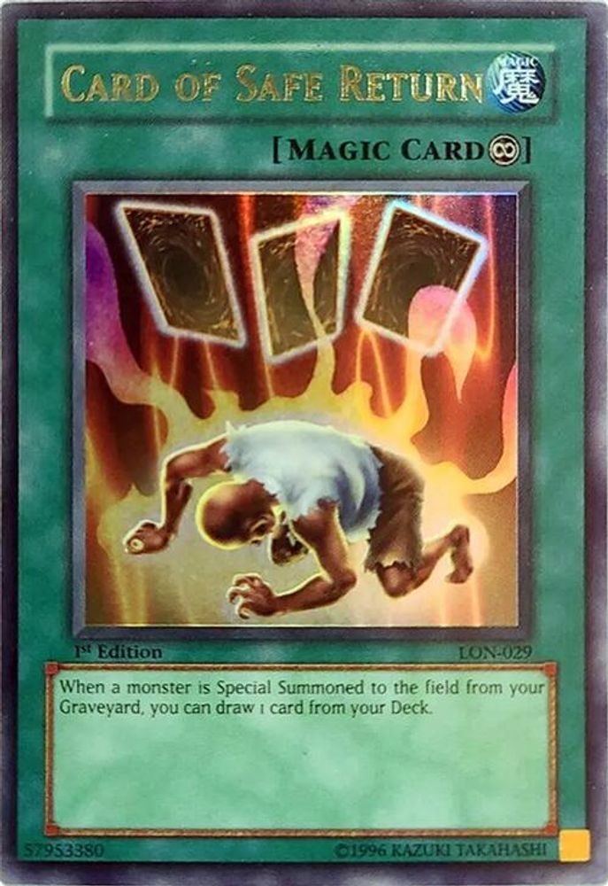Card of Safe Return (LON-029) Ultra Rare  Unlimited