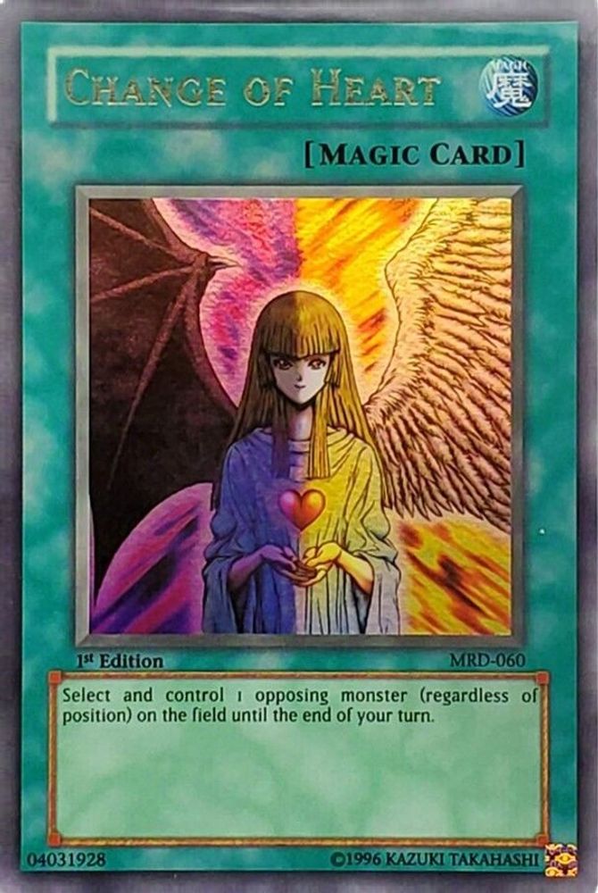 Change of Heart (MRD-060) Ultra Rare  1st Edition