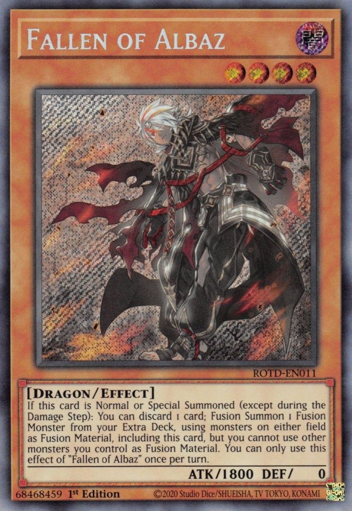 Fallen of Albaz (ROTD-EN011) Secret Rare  1st Edition