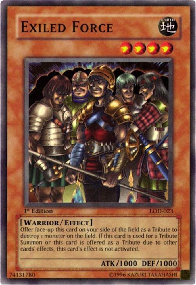 Exiled Force (LOD-023) Super Rare  1st Edition