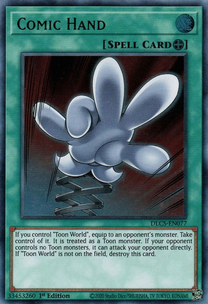 Comic Hand (DLCS-EN077) Ultra Rare  1st Edition