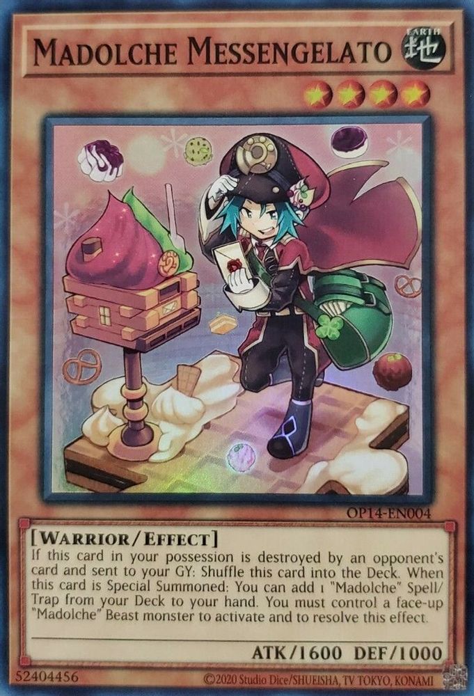 Madolche Messengelato (OP14-EN004) Super Rare  Unlimited
