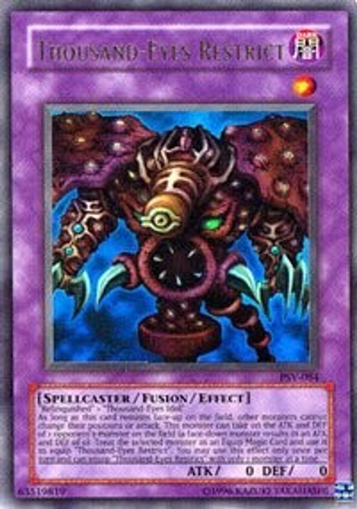 Thousand-Eyes Restrict (PSV-084) Ultra Rare  Unlimited