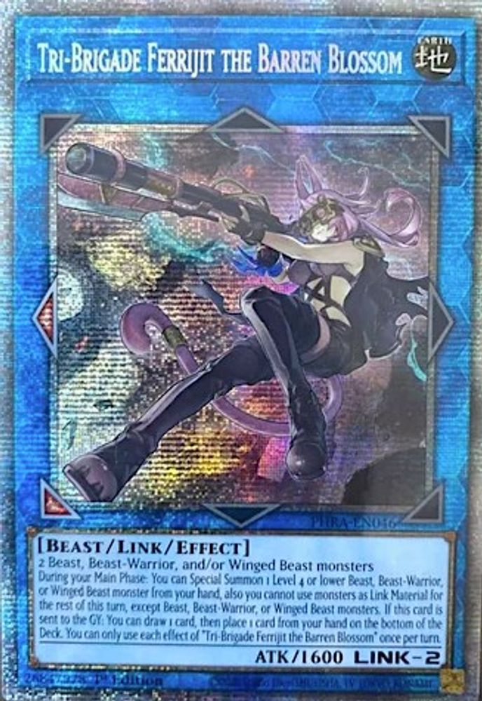 Tri-Brigade Ferrijit the Barren Blossom (Starlight Rare) (PHRA-EN046) Starlight Rare  1st Edition