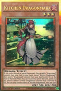Kitchen Dragonmaid (MAGO-EN022) Premium Gold Rare  1st Edition