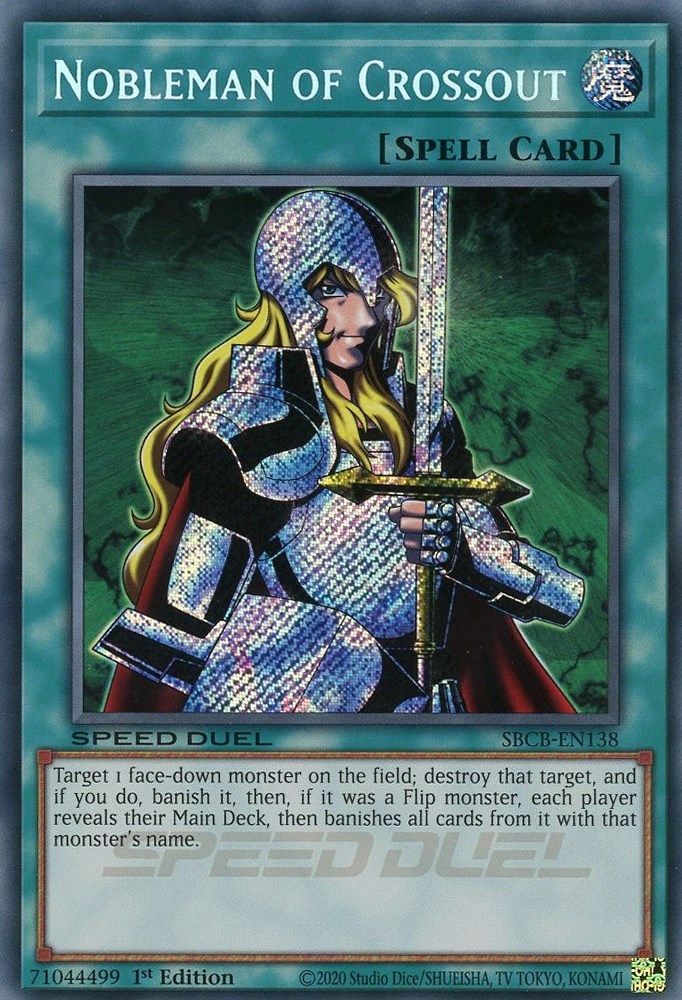 Nobleman of Crossout (Secret) (SBCB-EN138) Secret Rare  1st Edition