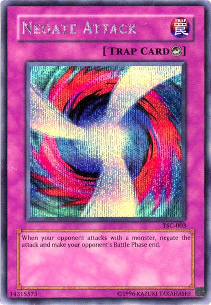 Negate Attack (The Sacred Cards) (TSC-003) Secret Rare  Limited
