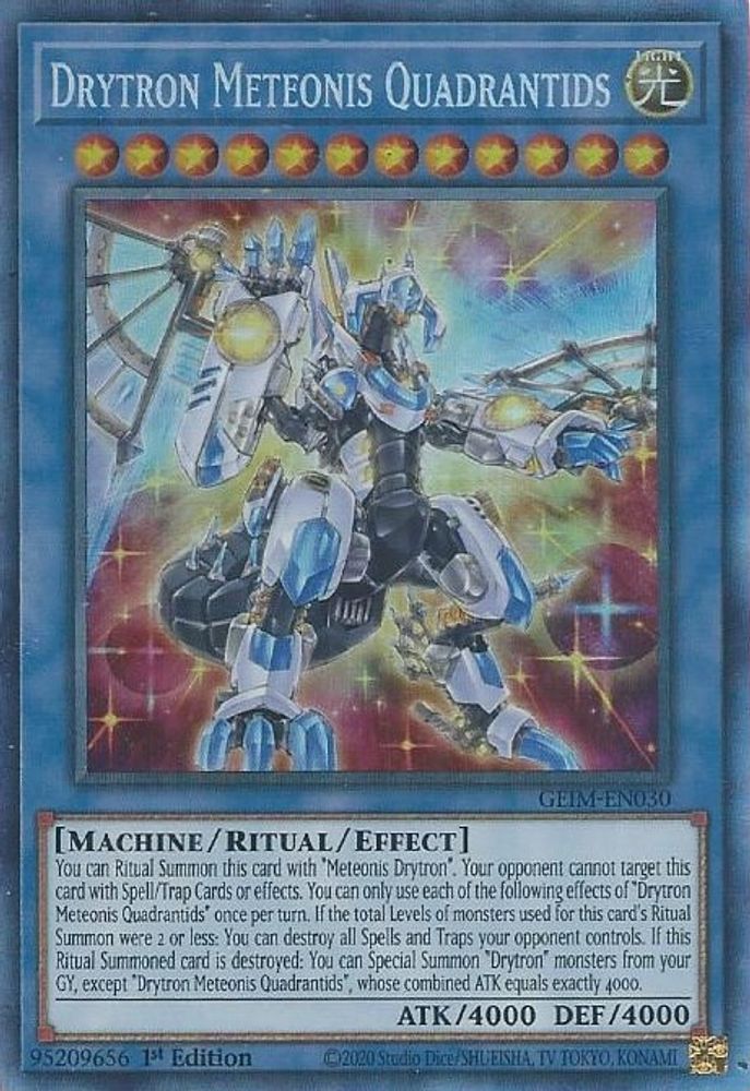 Drytron Meteonis Quadrantids (CR) (GEIM-EN030) Collector's Rare  1st Edition