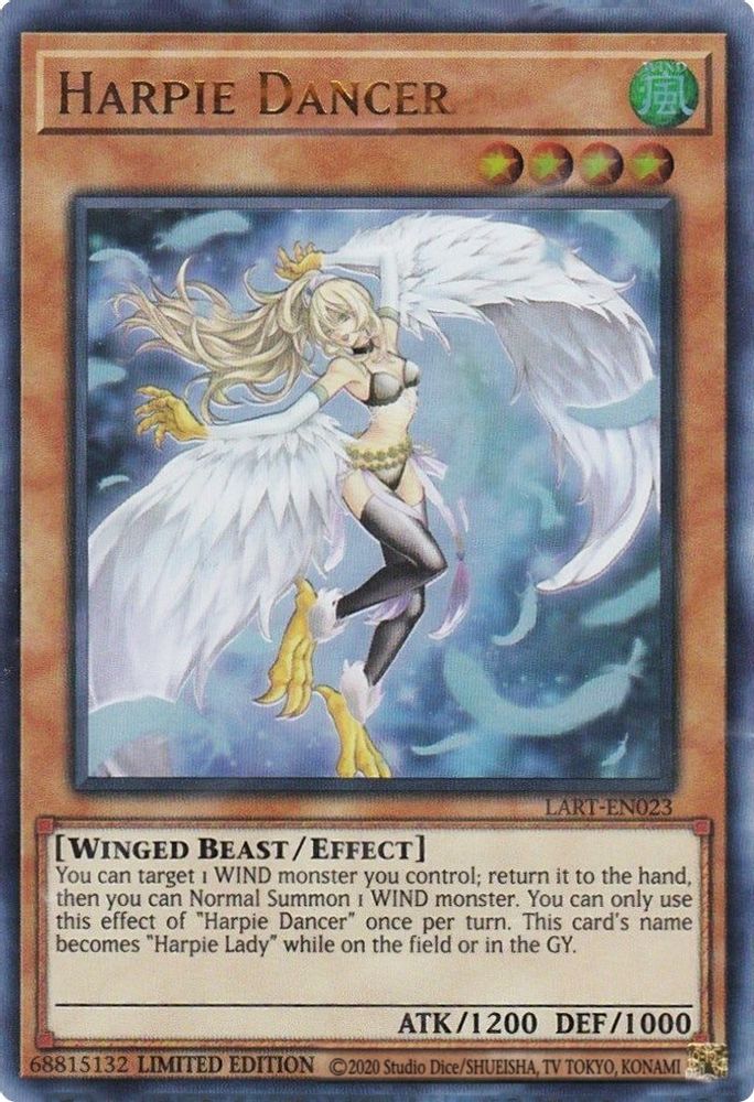 Harpie Dancer (LART-EN023) Ultra Rare  Limited