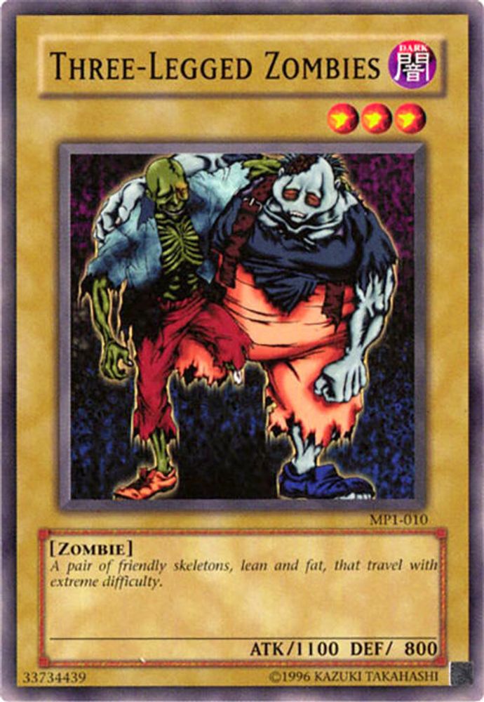 Three-Legged Zombies (MP1-010) Common / Short Print  Limited