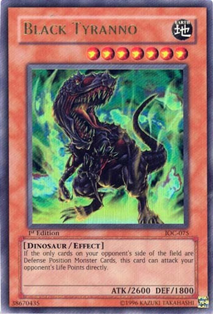 Black Tyranno (IOC-075) Ultra Rare  Unlimited