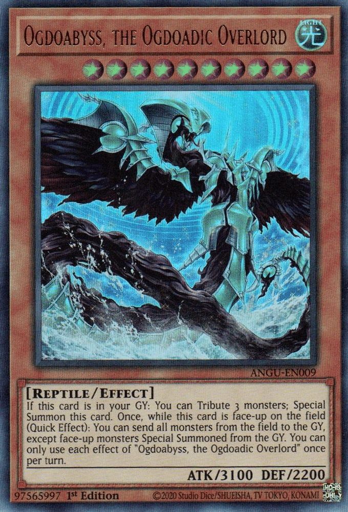 Ogdoabyss, the Ogdoadic Overlord (ANGU-EN009) Ultra Rare  1st Edition