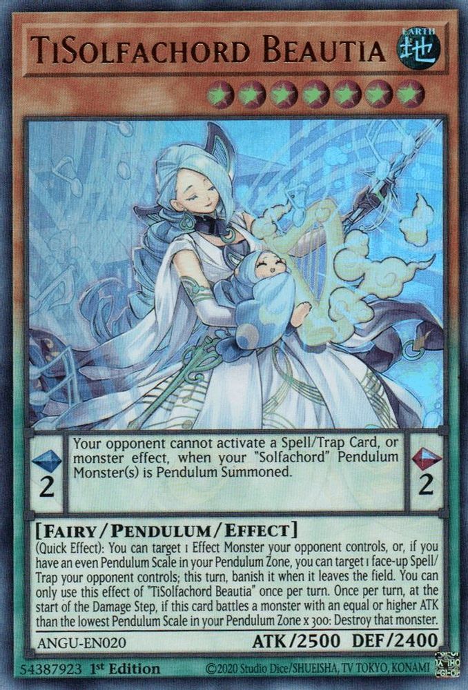 TiSolfachord Beautia (ANGU-EN020) Ultra Rare  1st Edition
