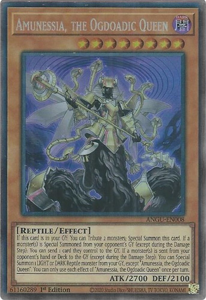 Amunessia, the Ogdoadic Queen (CR) (ANGU-EN008) Collector's Rare  1st Edition