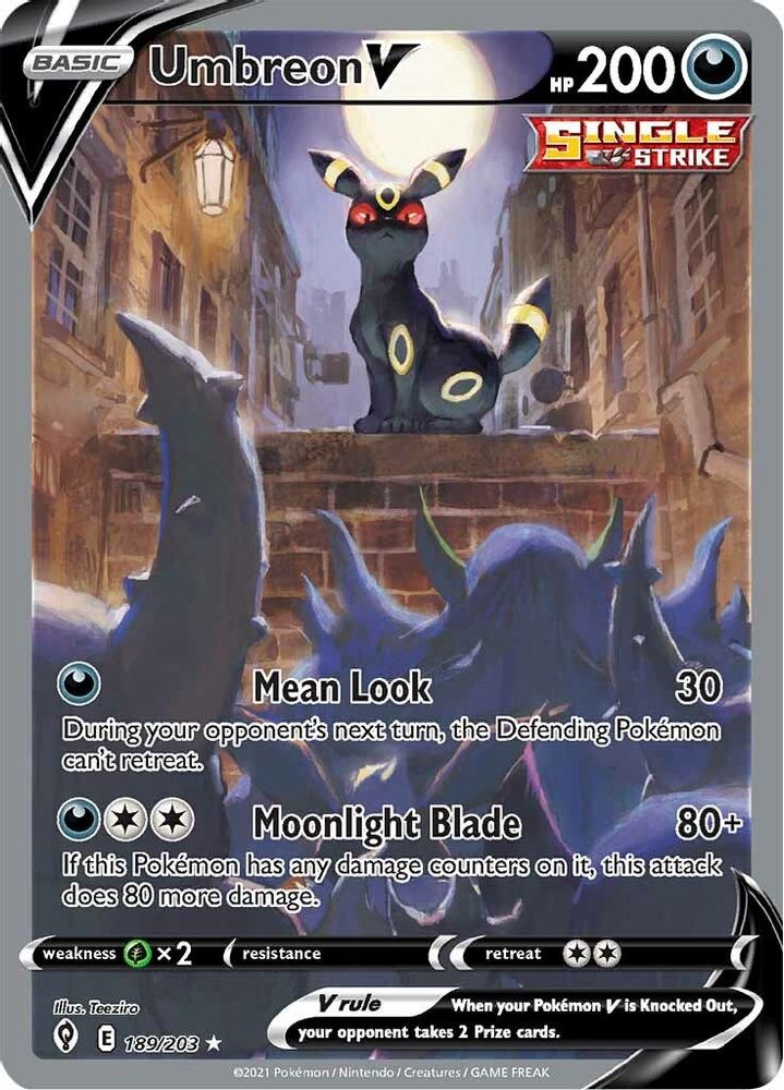 Umbreon V (Alternate Full Art) (189/203) - Holofoil - Ultra Rare
