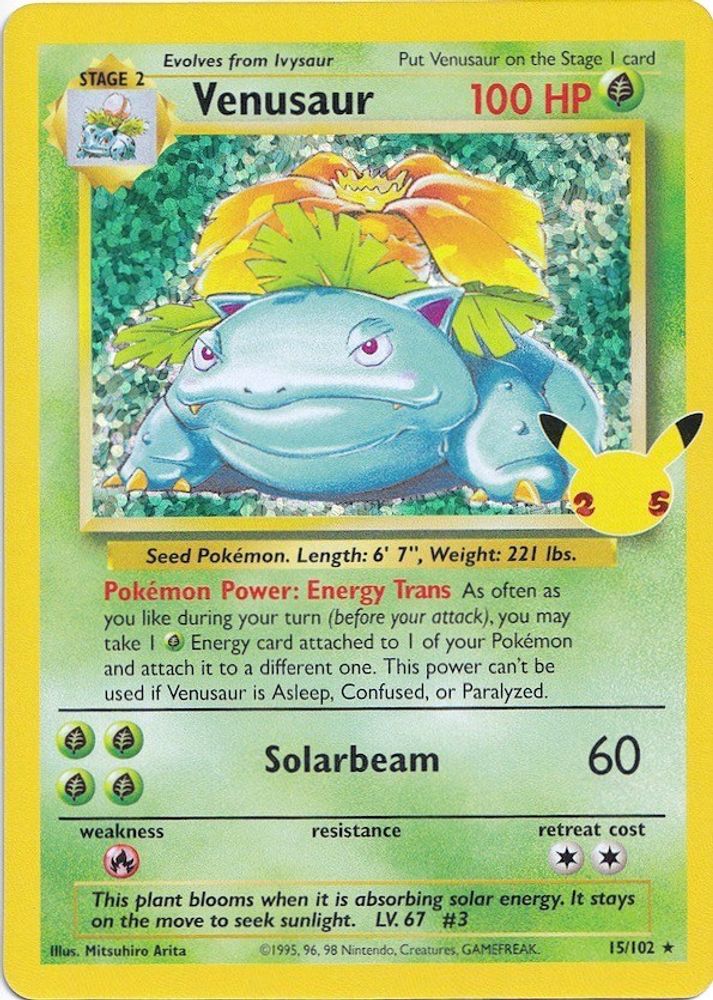 Venusaur (015/102) - Holofoil - Classic Collection