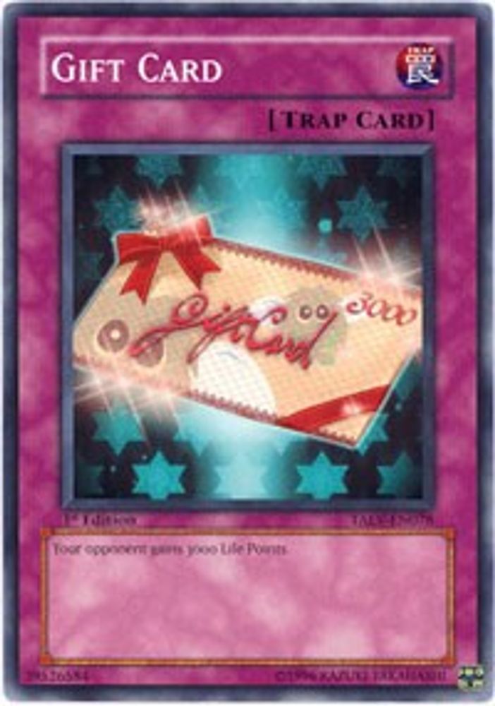 Gift Card (TAEV-EN078) Common / Short Print  1st Edition