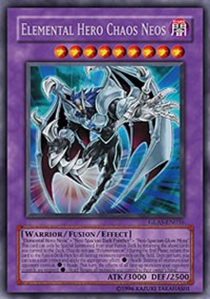 Elemental Hero Chaos Neos (GLAS-EN036) Secret Rare  Unlimited