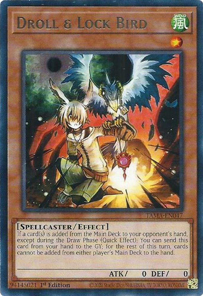 Droll & Lock Bird (TAMA-EN047) Rare  1st Edition