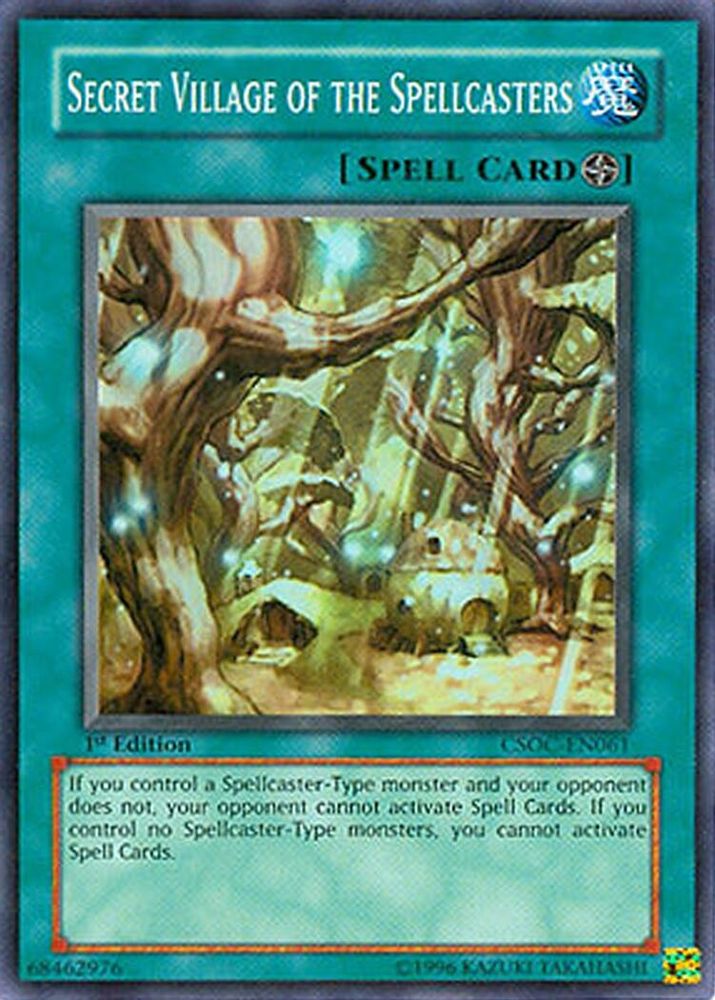 Secret Village of the Spellcasters (CSOC-EN061) Super Rare  1st Edition