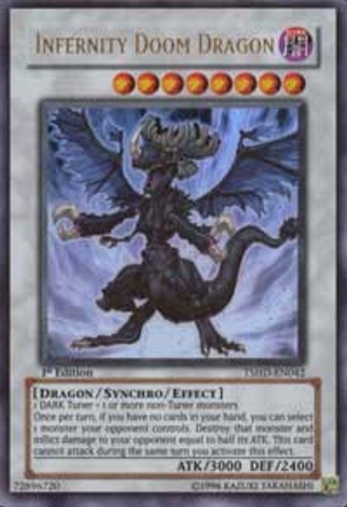 Infernity Doom Dragon (TSHD-EN042) Ultra Rare  1st Edition