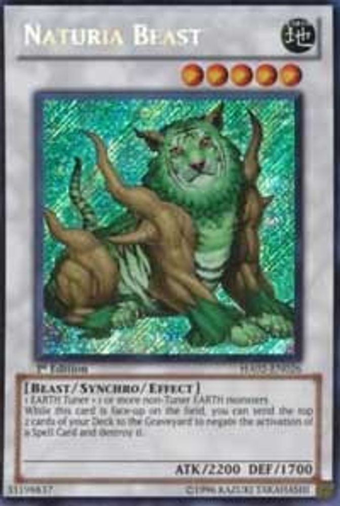 Naturia Beast (HA02-EN026) Secret Rare  Unlimited