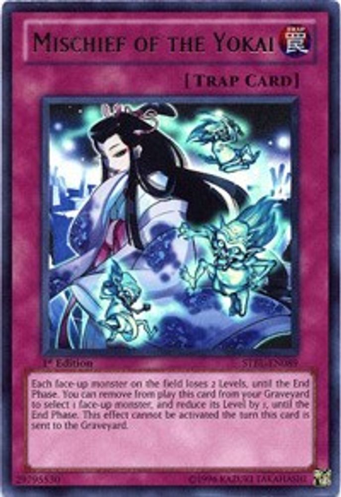Mischief of the Yokai (STBL-EN089) Ultra Rare  1st Edition