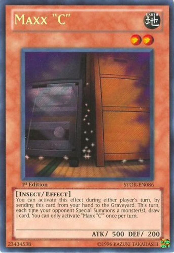 Maxx "C" (STOR-EN086) Secret Rare  1st Edition