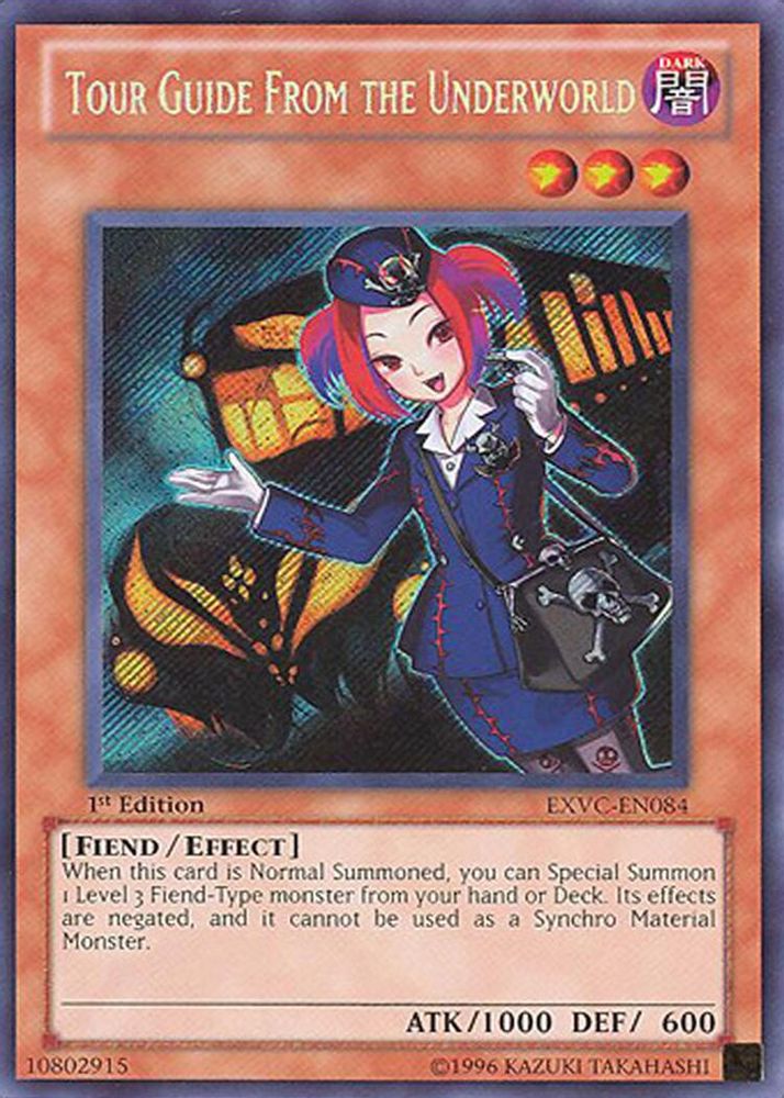 Tour Guide From the Underworld (EXVC-EN084) Secret Rare  1st Edition