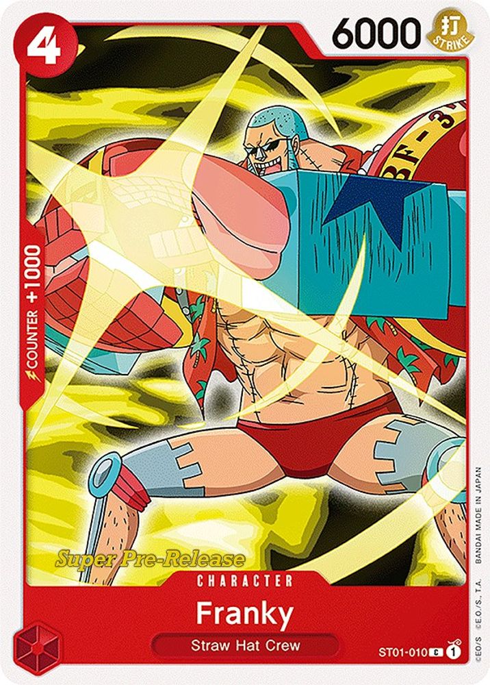 Franky (ST01-010) - Super Pre-Release Starter Deck 1: Straw Hat Crew