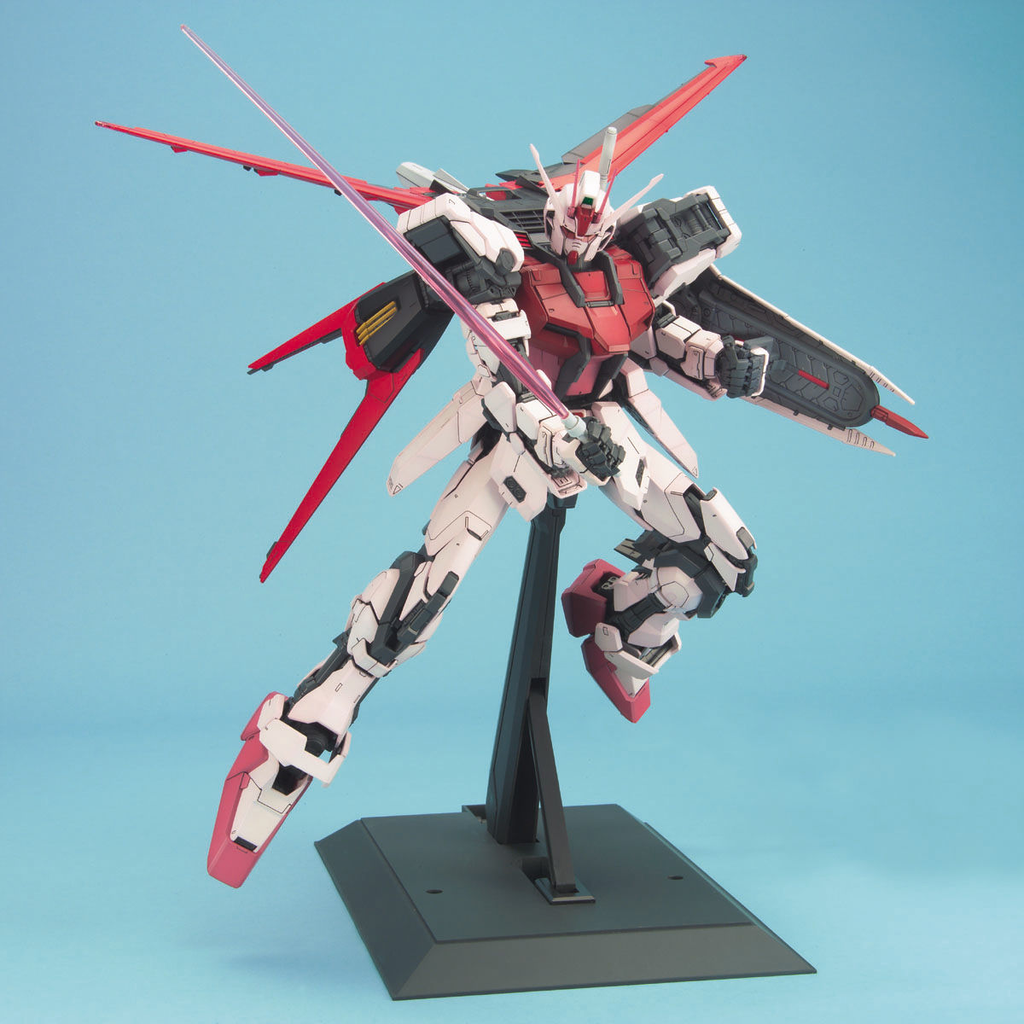 Gundam 1/60 PG Seed MBF-02+AQM/E-X01 Aile Strike Rouge + FX-550 Skygrasper Model Kit